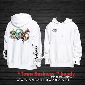 Sneaker Warz Clothing Brand Town Business hoody